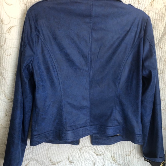 Frank Lyman bomber jacket faux suede - Picture 3 of 5